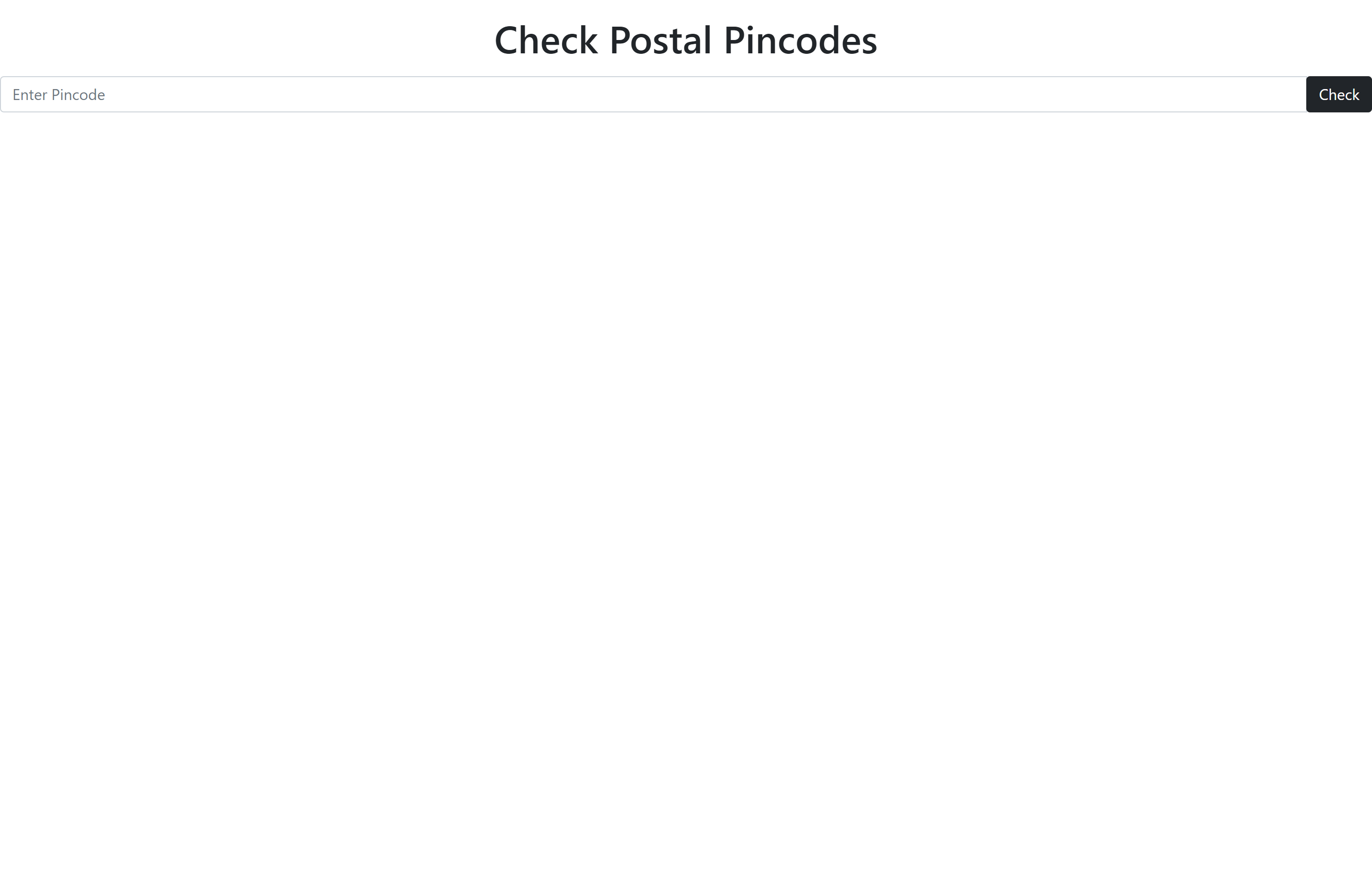 Postal Code