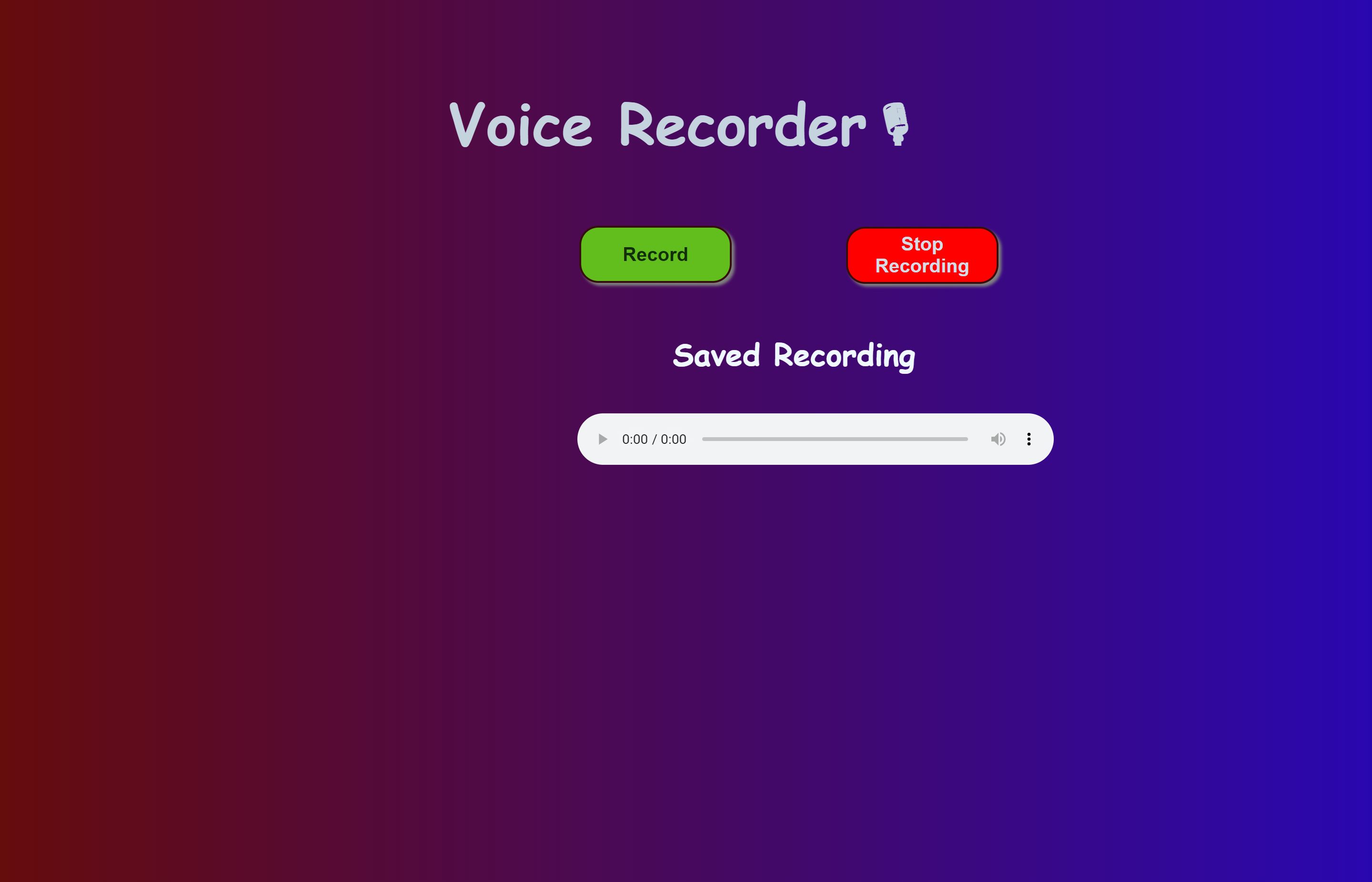Voice Recorder