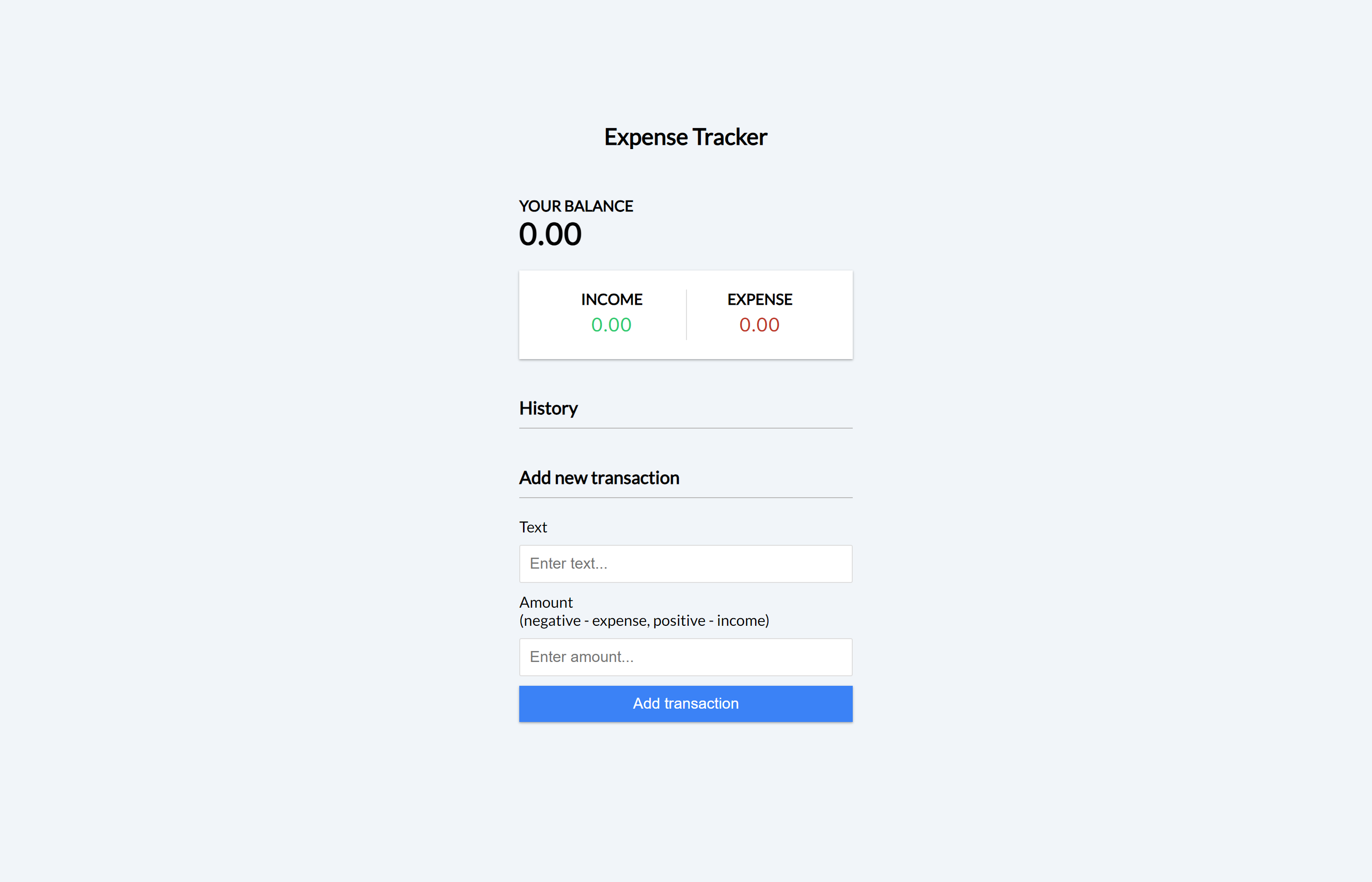 Expense Tracker