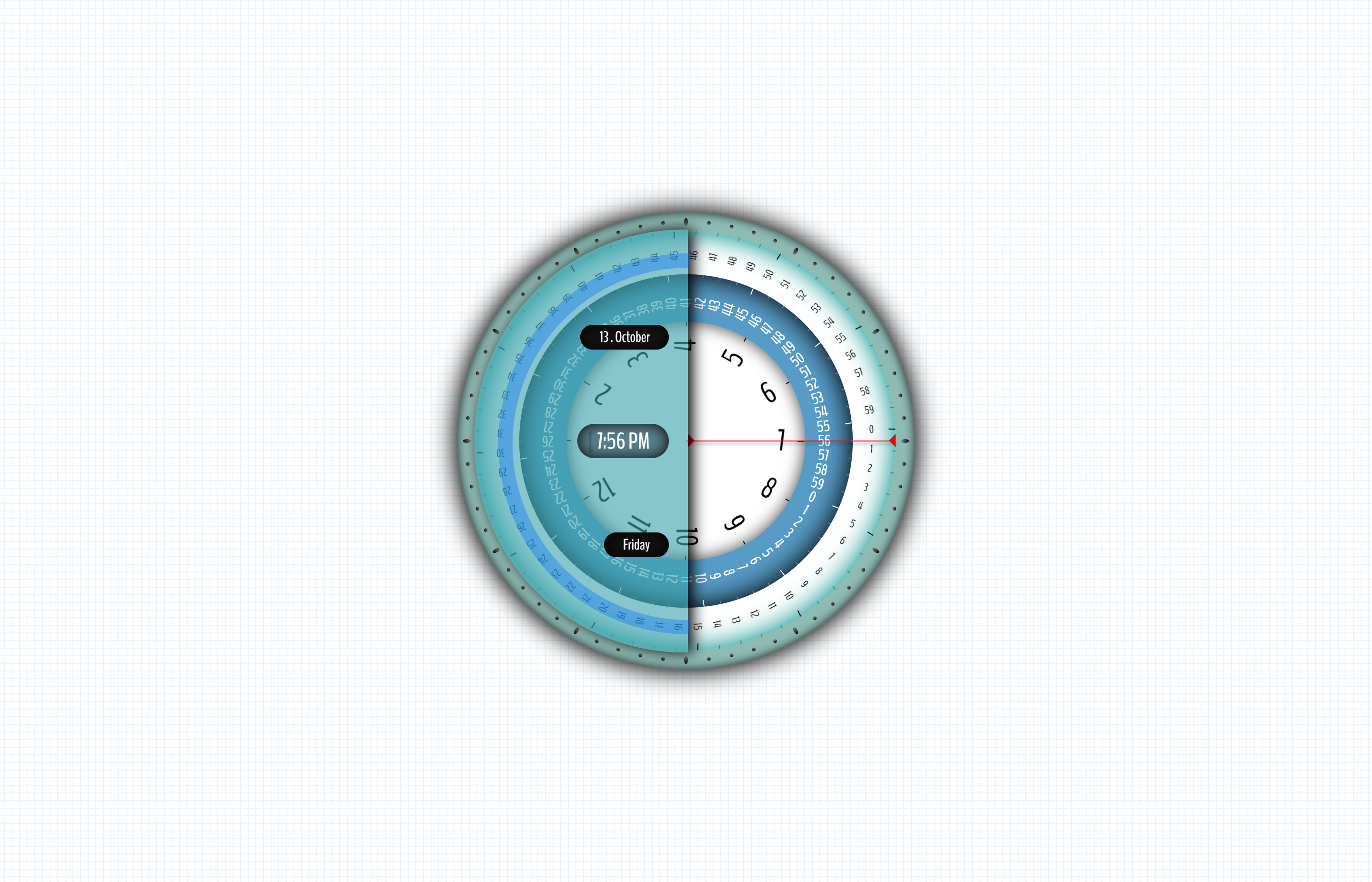 AnalogDigital Clock