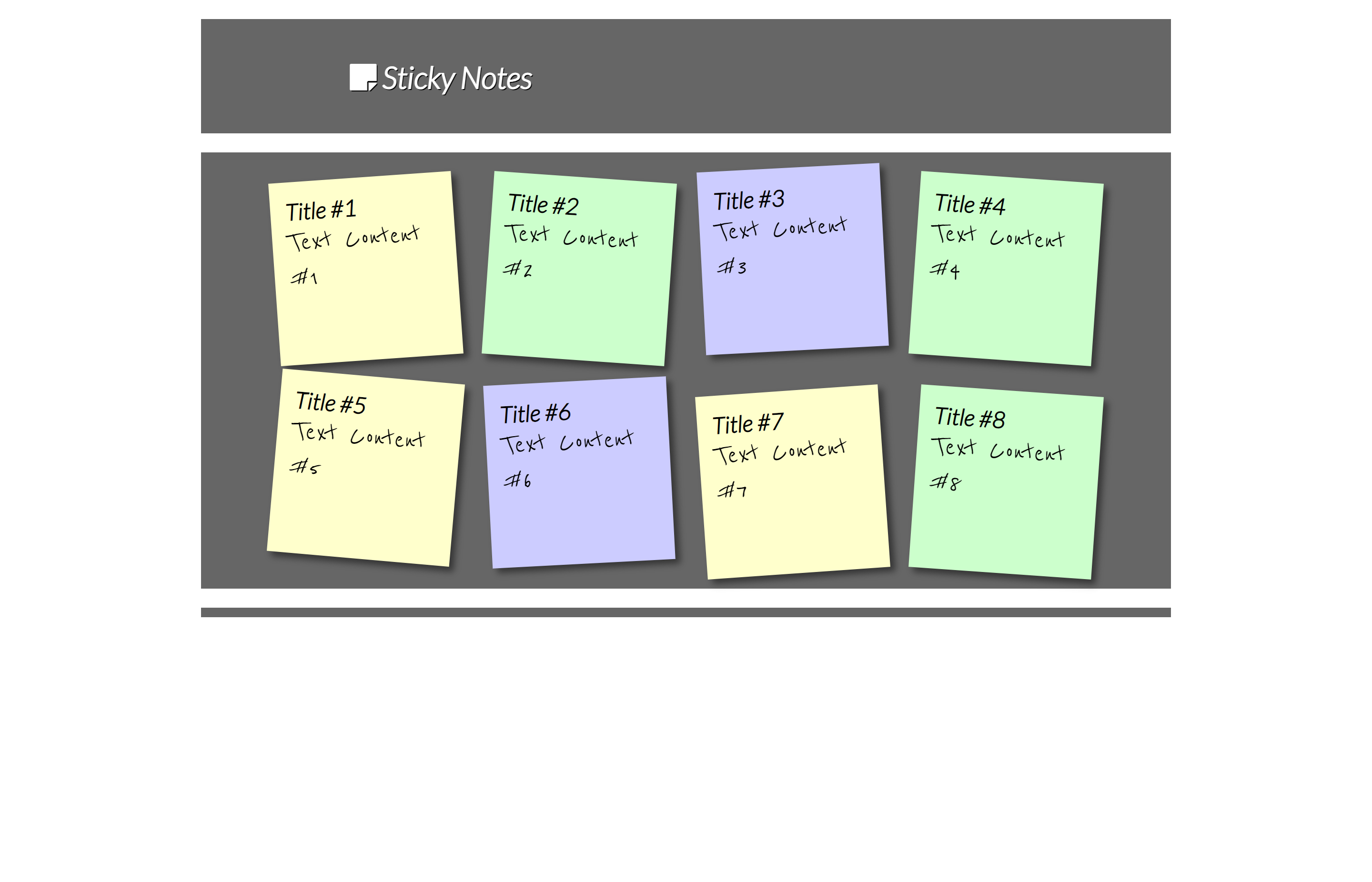 Sticky Notes