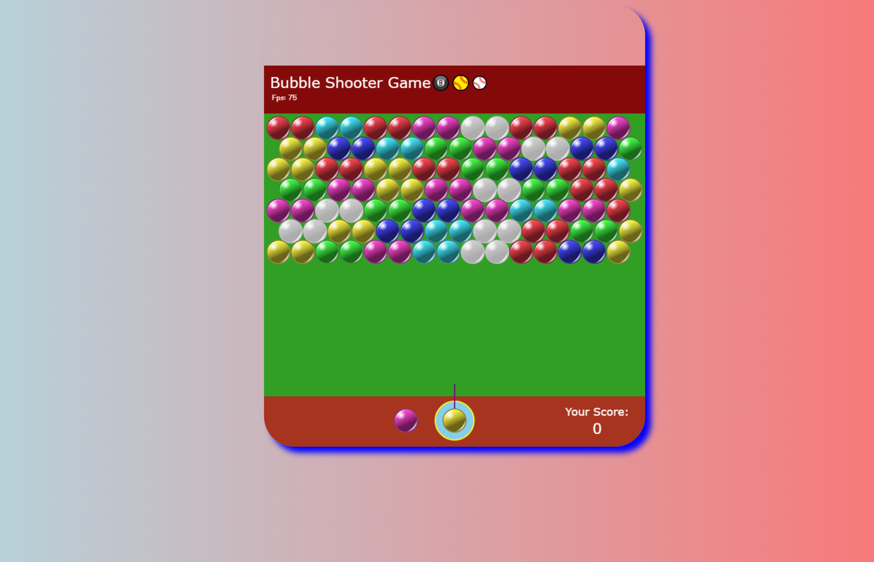 Bubble Shooting Game