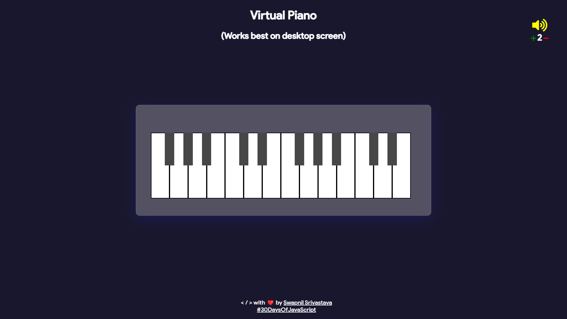 Virtual Piano